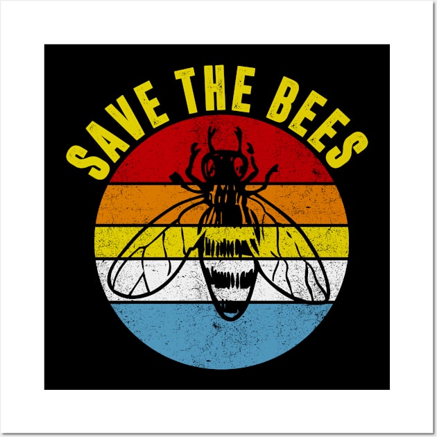 Save The Bees Wall Art by oyshopping